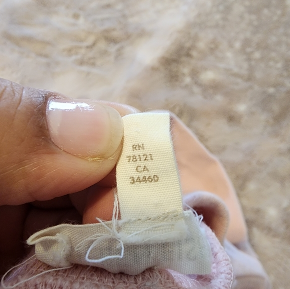 Women's Eileen fisher 3/4 sleeve blouse  with from pockets  light pink - Picture 7 of 10